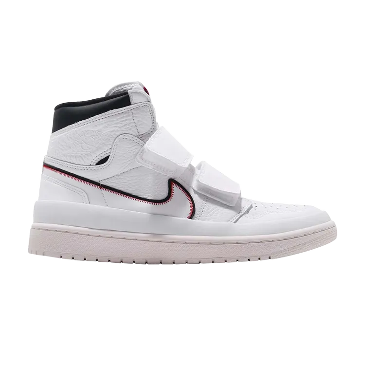 Air Jordan 1 Retro High Double Strap 'White' Sneakers, White