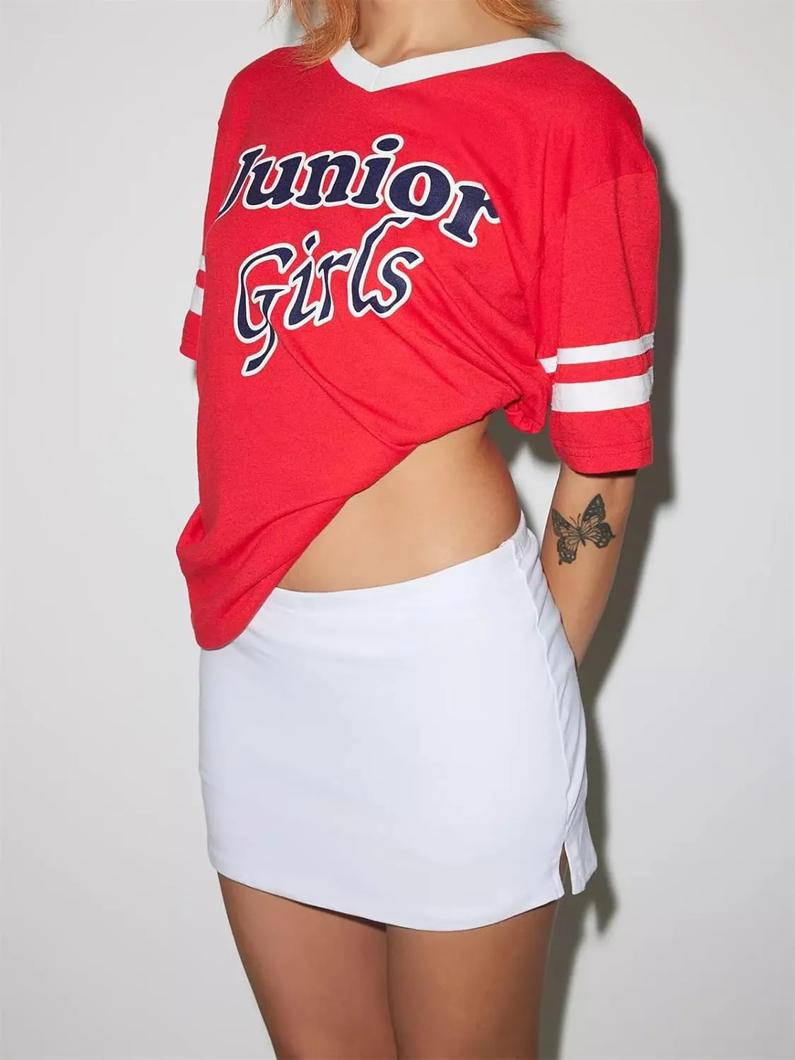 Alyweatry Women Y2k Basic Bodycon Mini Skirt Low Rise Stretchy Aesthetic Going Out Club Skirt Trendy Streetwear