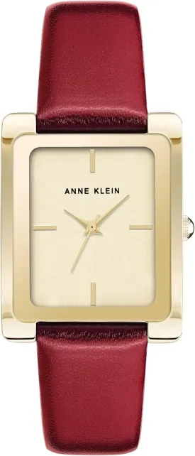 Anne Klein Women's Leather Strap Watch