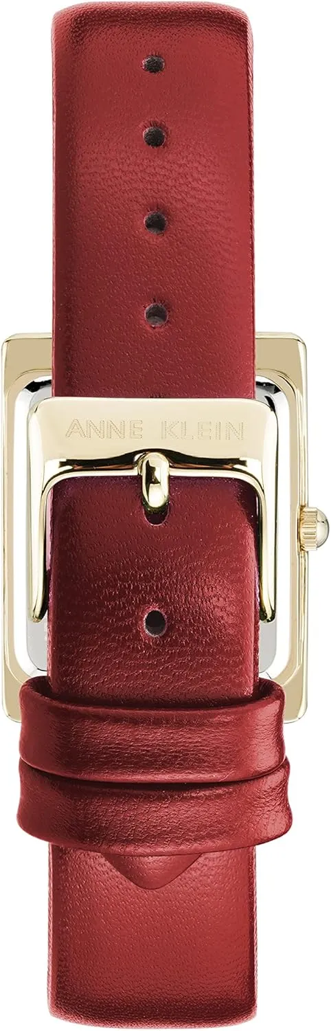 Anne Klein Women's Leather Strap Watch