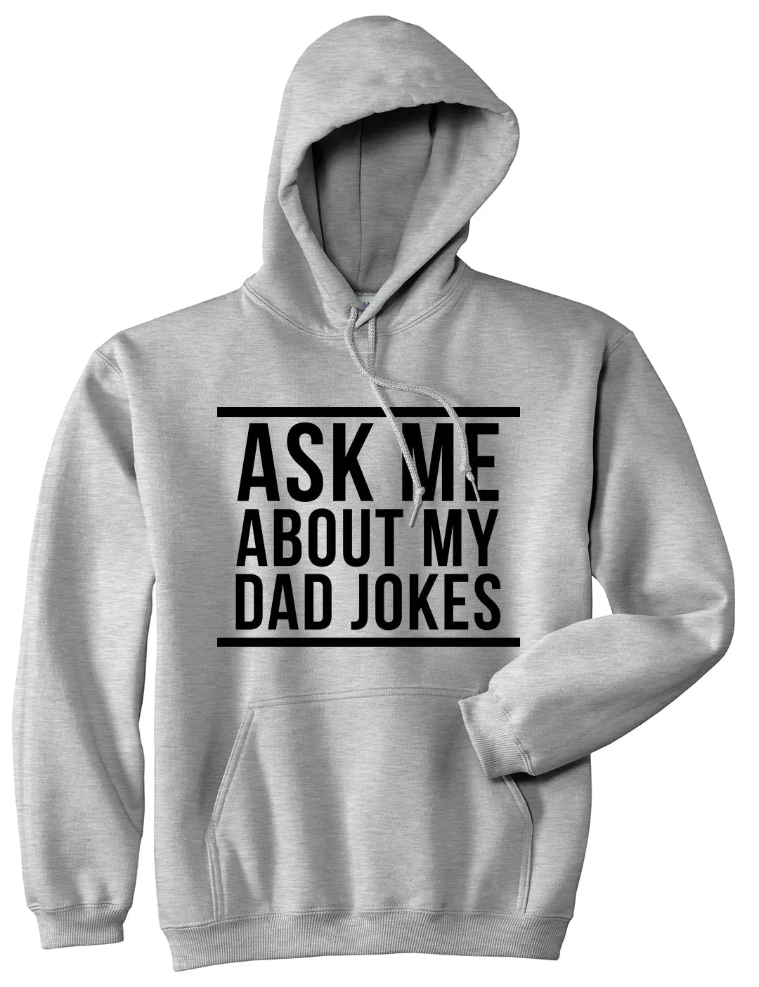 Ask Me About My Dad Jokes Mens Pullover Hoodie