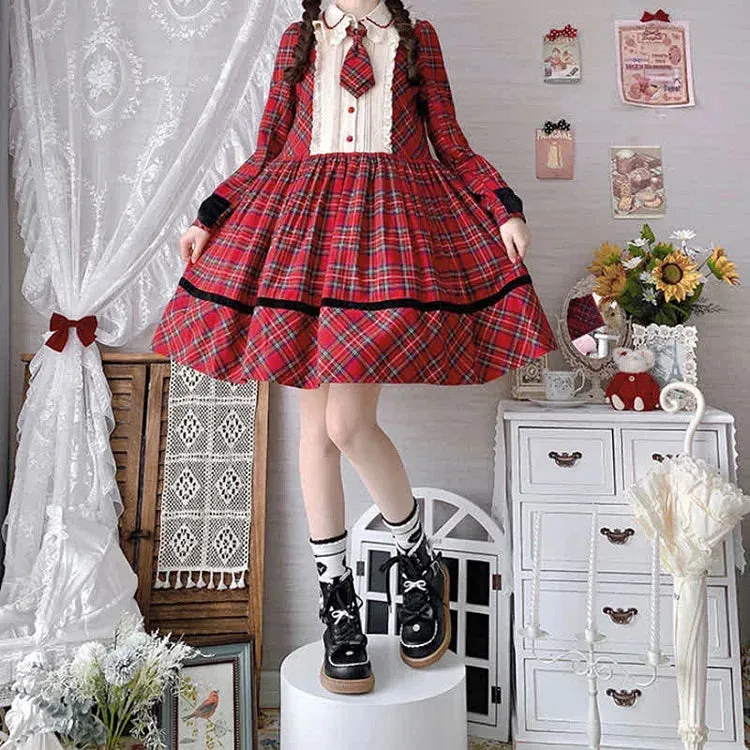 Bowknot Bear Kitty Ear Lace Up Lolita Martin Boots