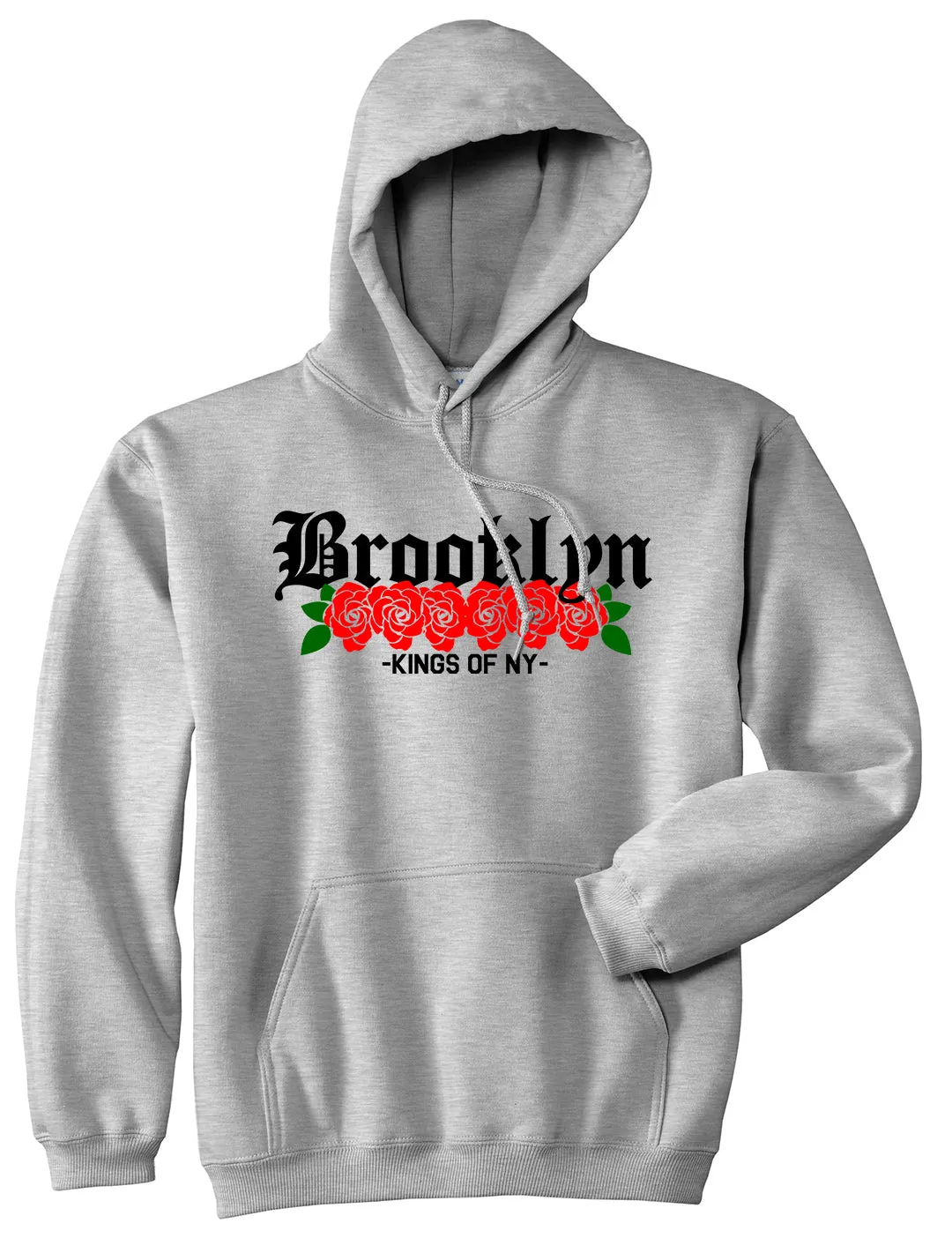 Brooklyn Roses Kings Of NY Mens Pullover Hoodie