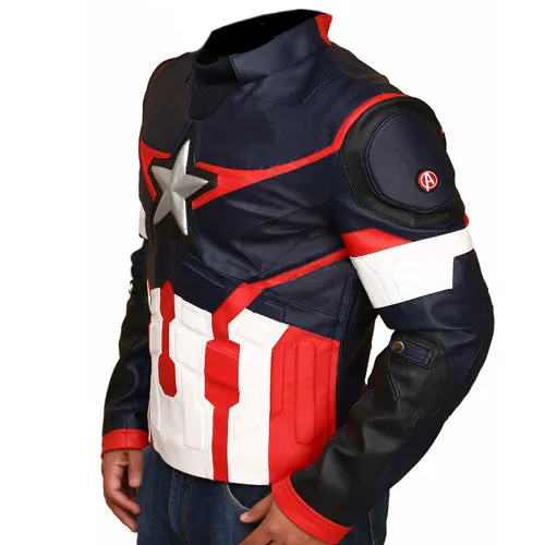 Captain America Civil War Leather Jacket