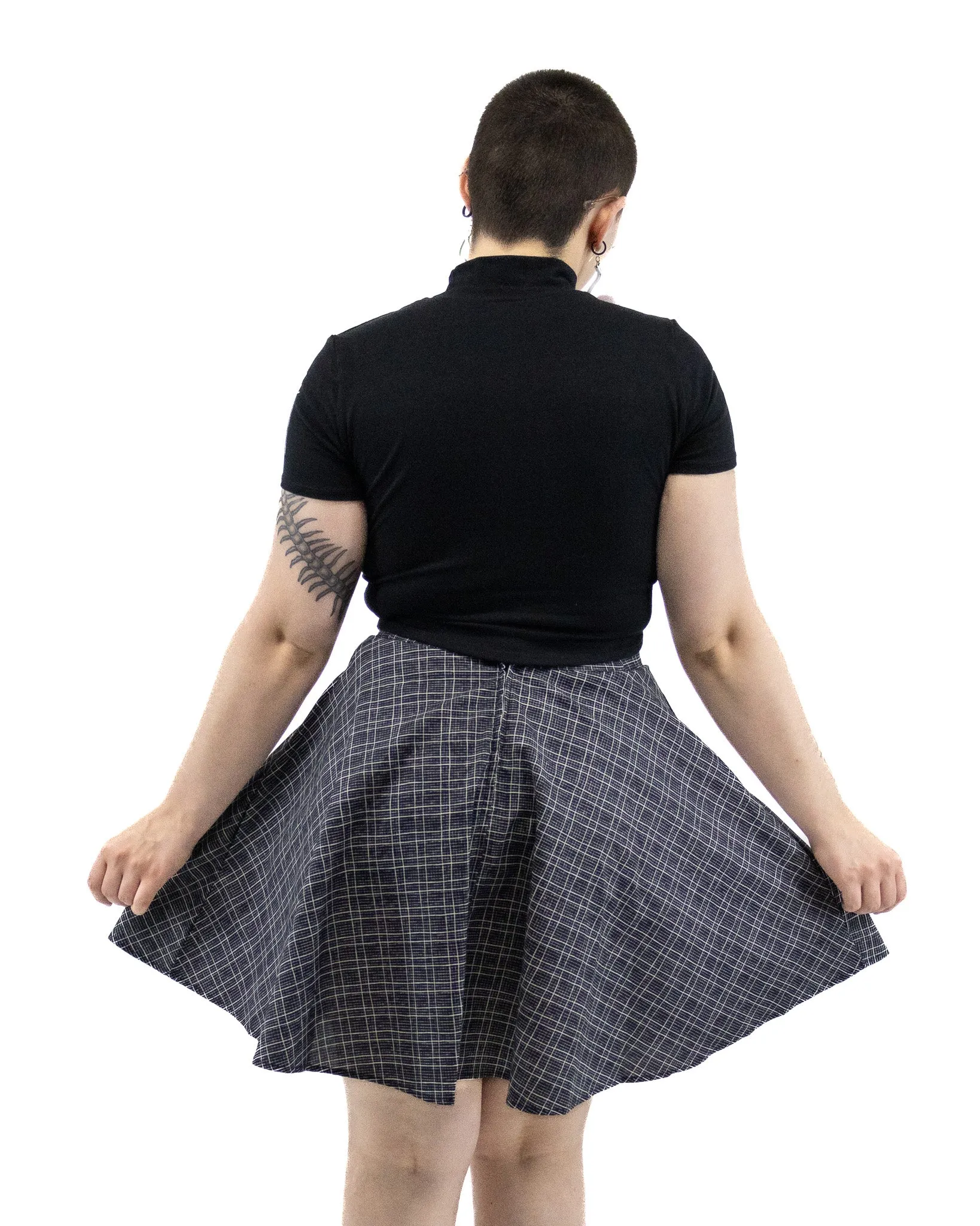 Check It Out Skater Skirt