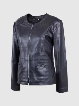 Classic Black Motorcycle Jacket