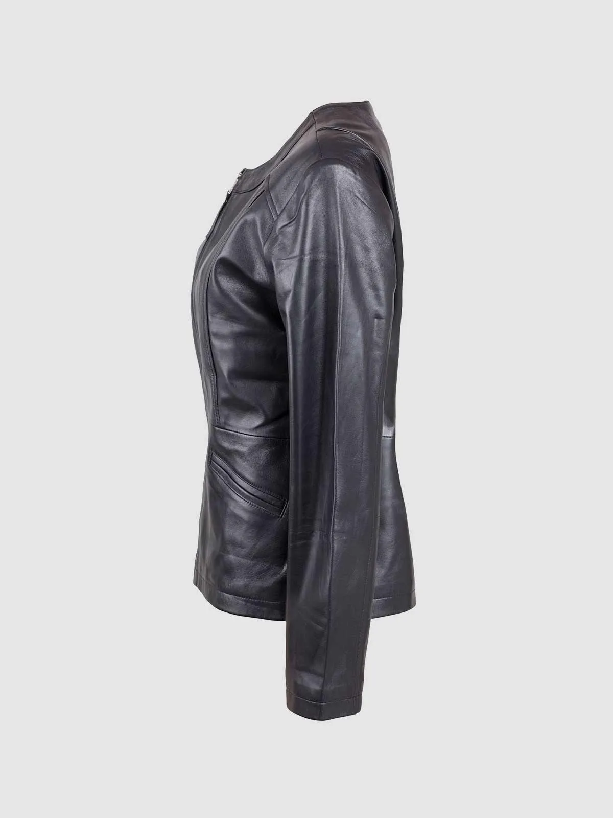 Classic Black Motorcycle Jacket