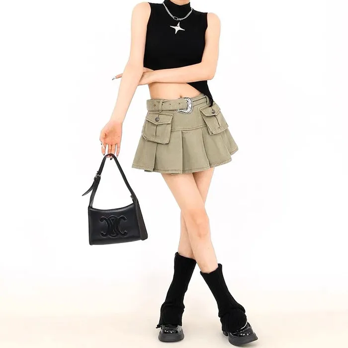 Coastal Cowgirl Cargo Skirt