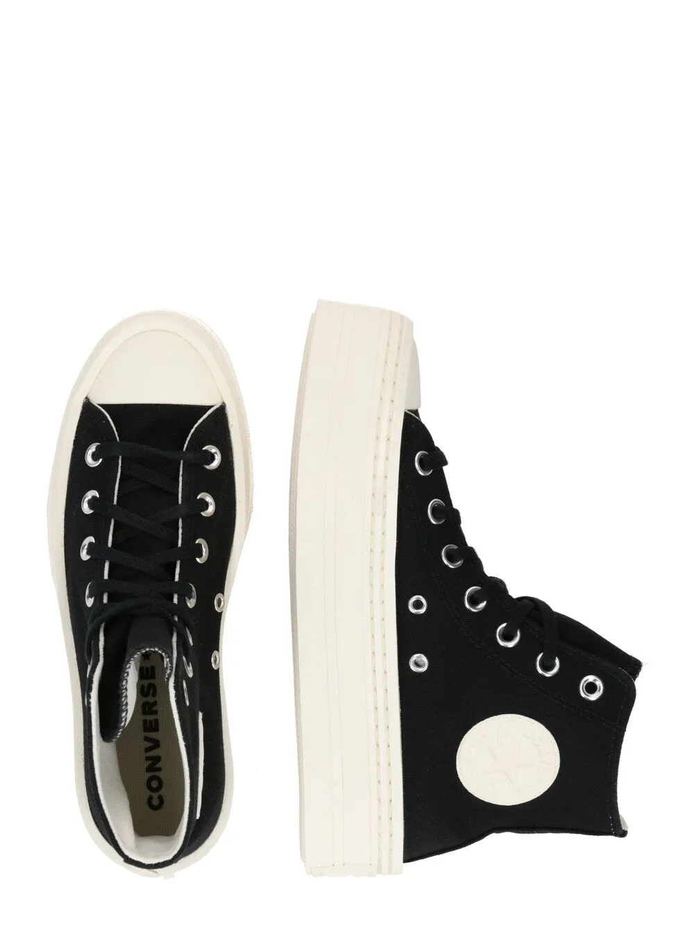 Converse high top sneakers, black
