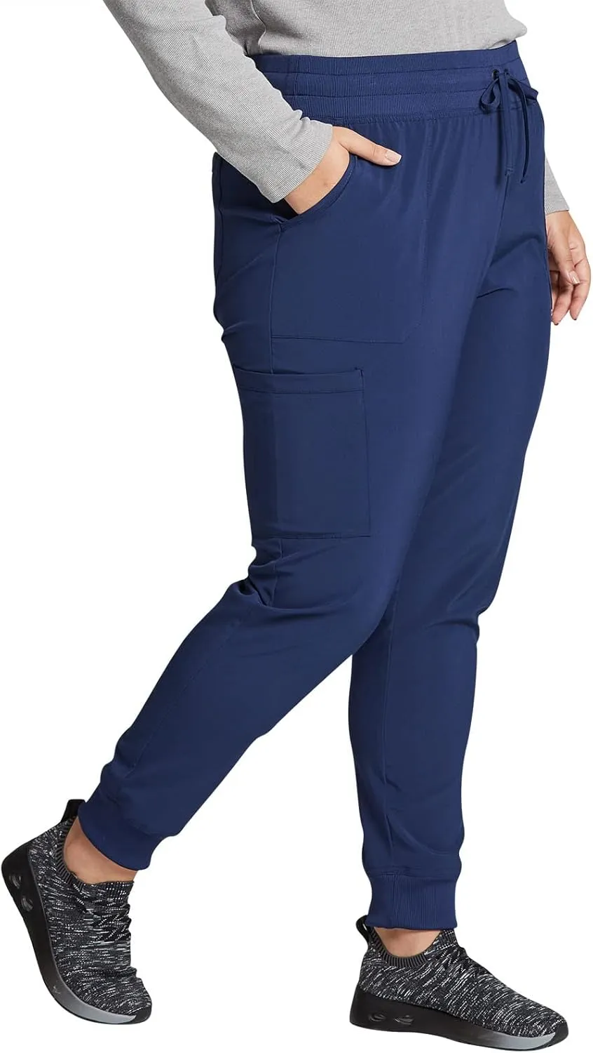 EDS Essentials Jogger Scrubs for Women, Drawstring Scrub Pants DK065