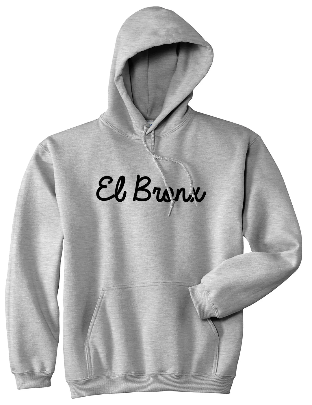 El Bronx Spanish Script Mens Pullover Hoodie