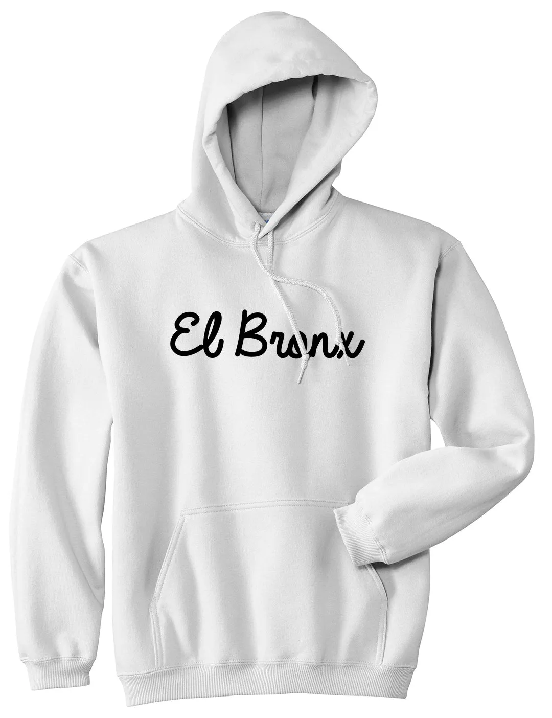 El Bronx Spanish Script Mens Pullover Hoodie