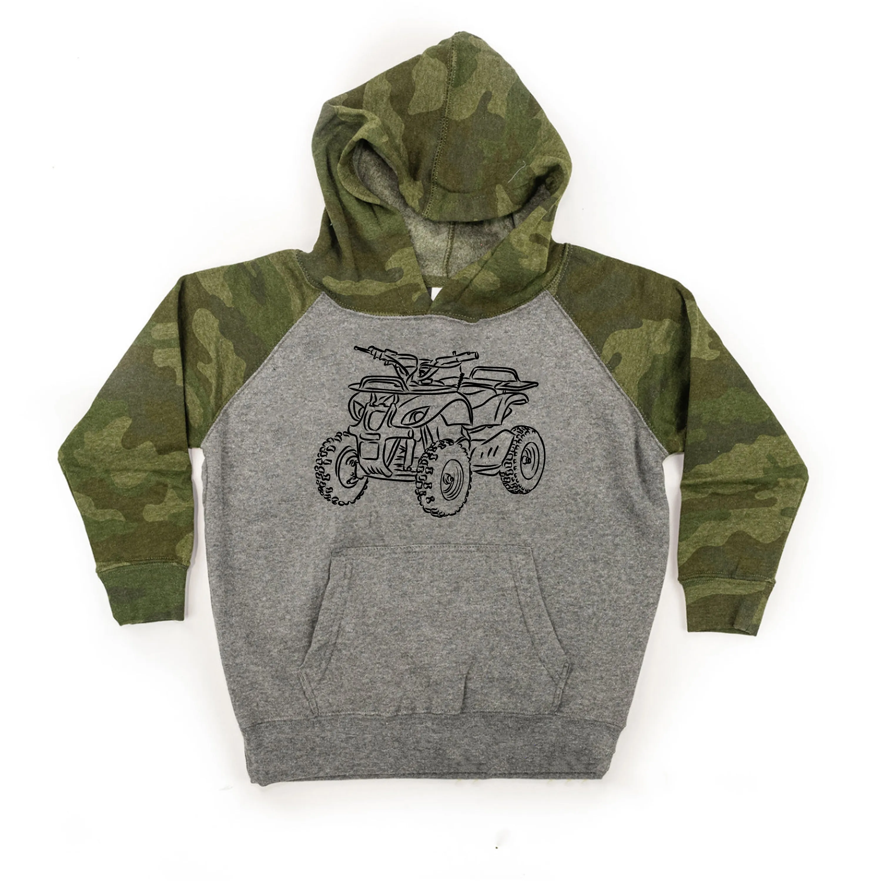FOUR WHEELER - Minimalist Design - Child Hoodie