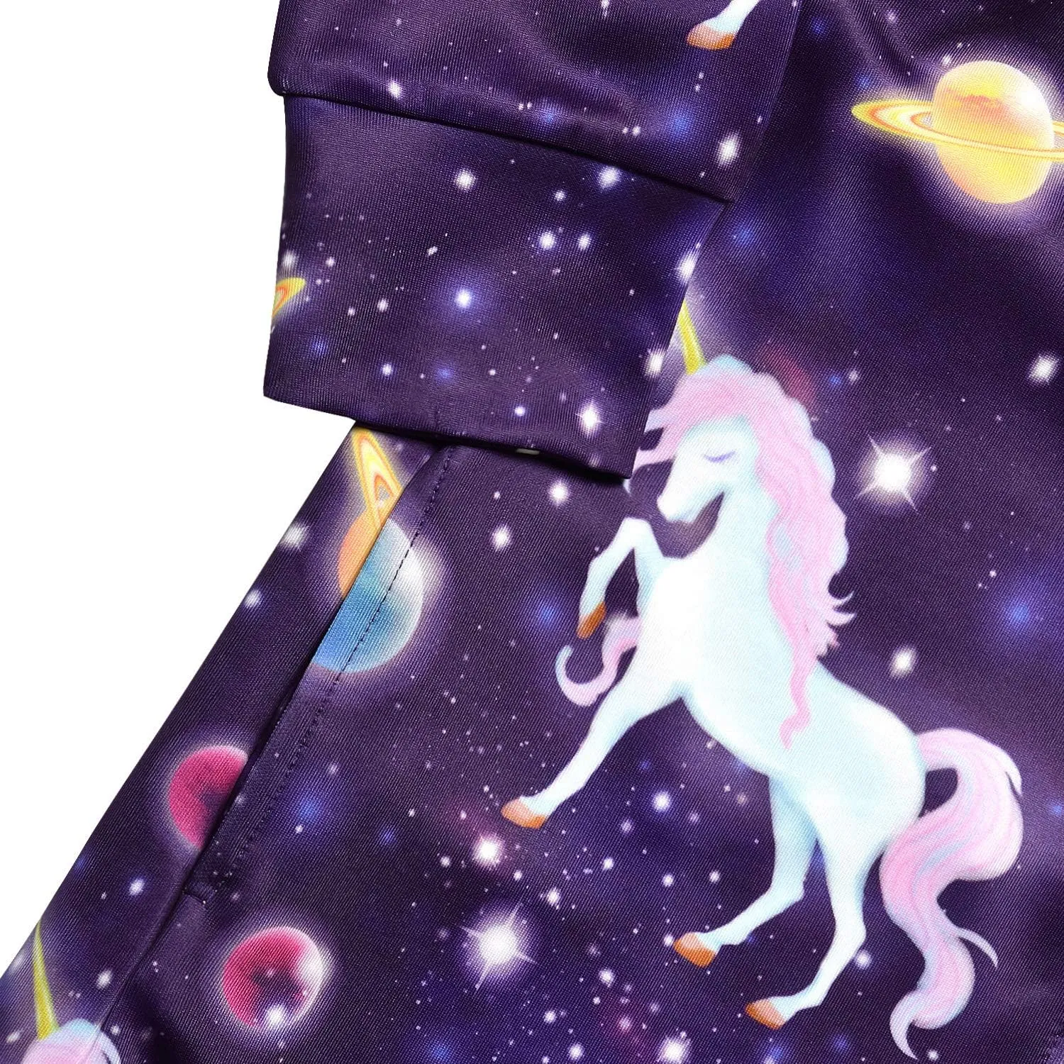 Girls Zip Up Hoodie Jacket Unicorn/Cat Sweatshirt with Pockets