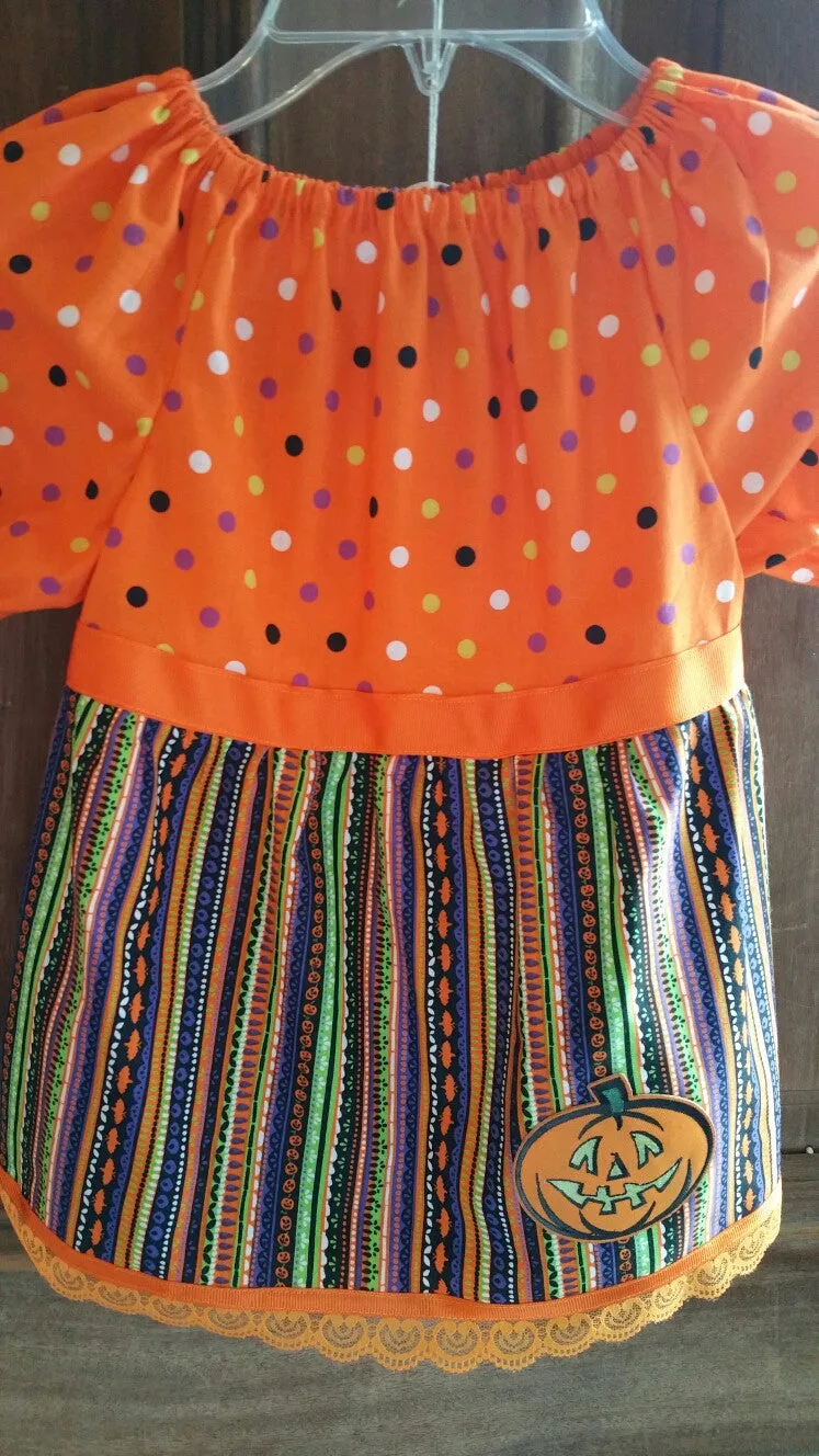Halloween Peasant Shirt for Toddlers