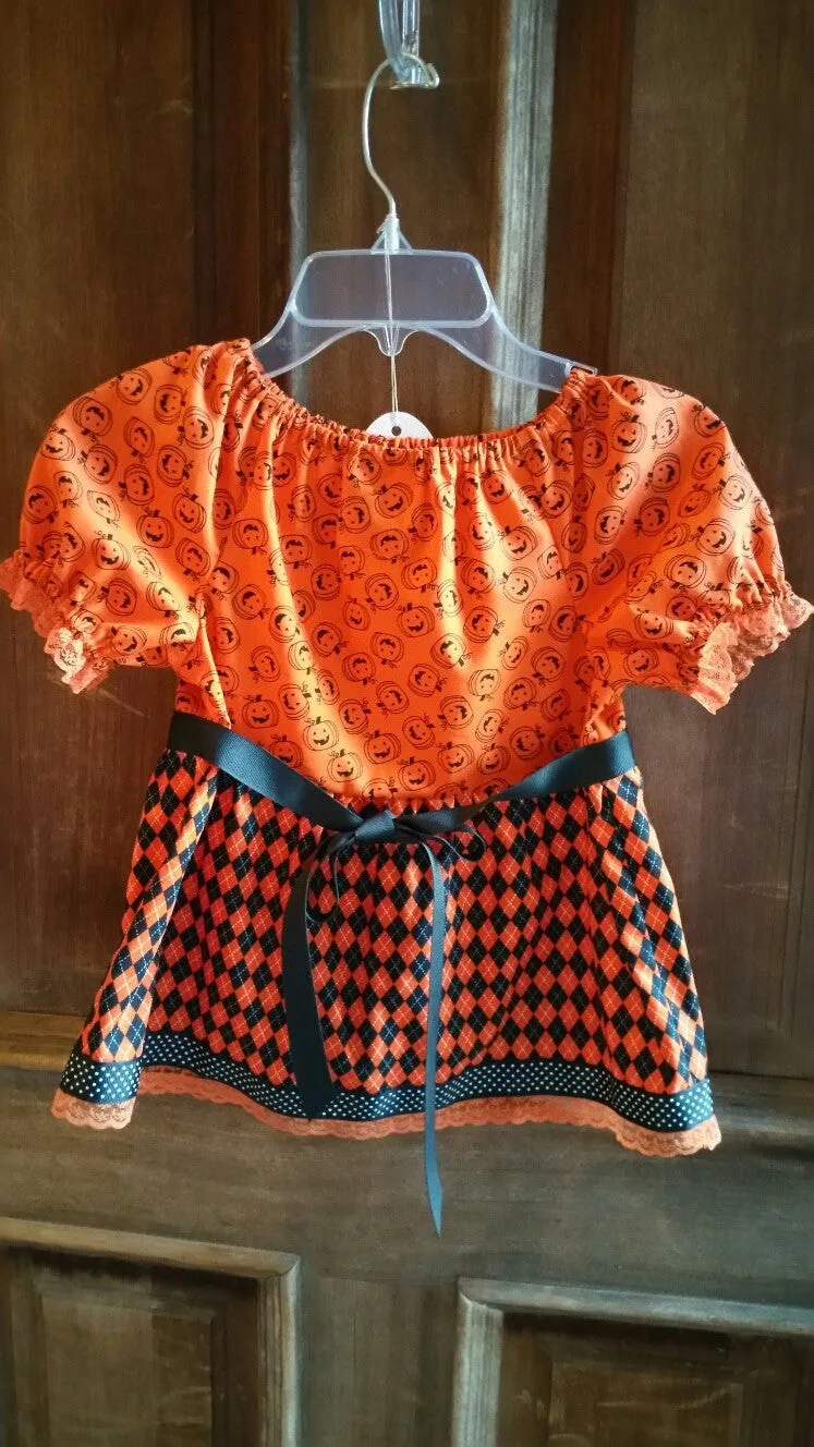 Halloween Peasant Shirt for Toddlers