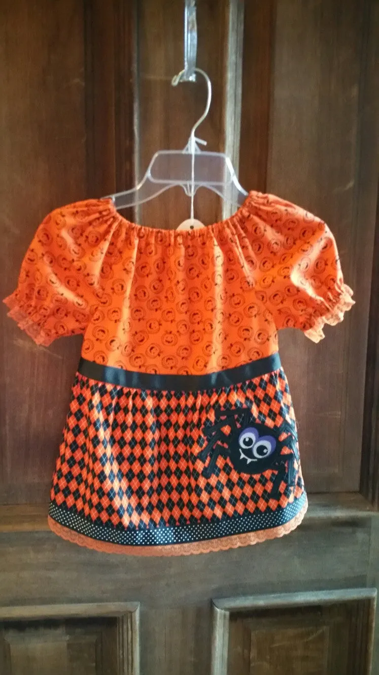 Halloween Peasant Shirt for Toddlers