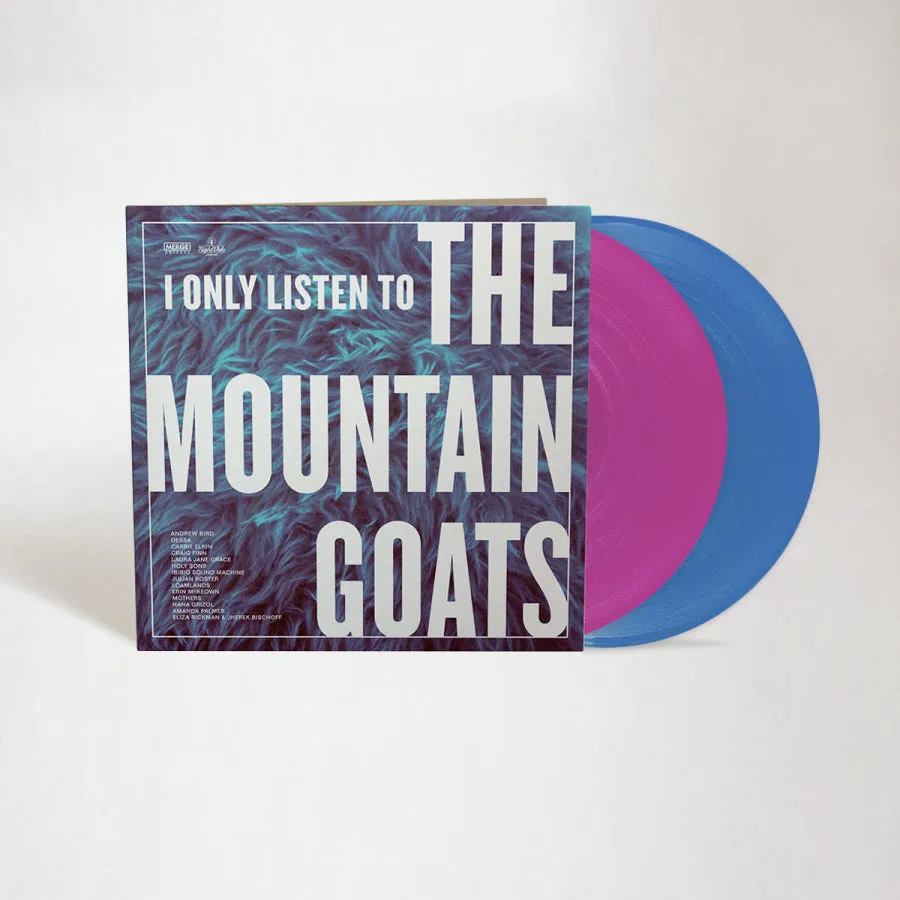 I Only Listen To The Mountain Goats Vinyl LP (Pink & Blue)