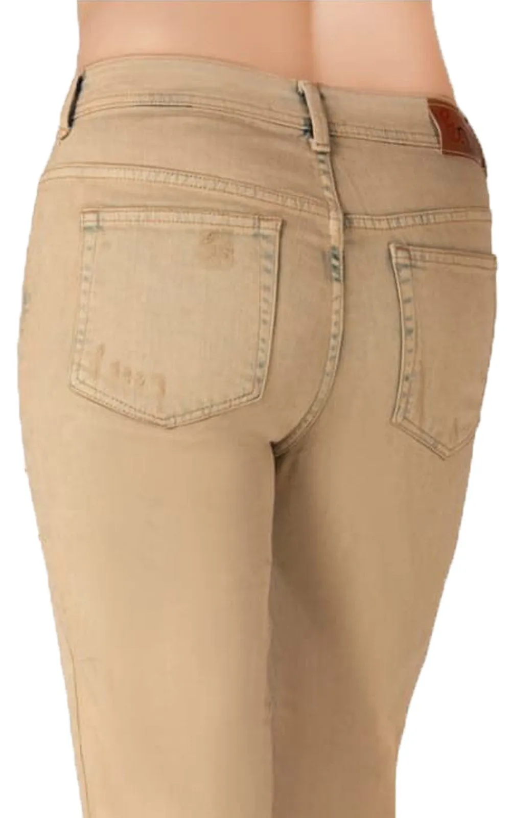 Ladies Ripped Stretch Jeans
