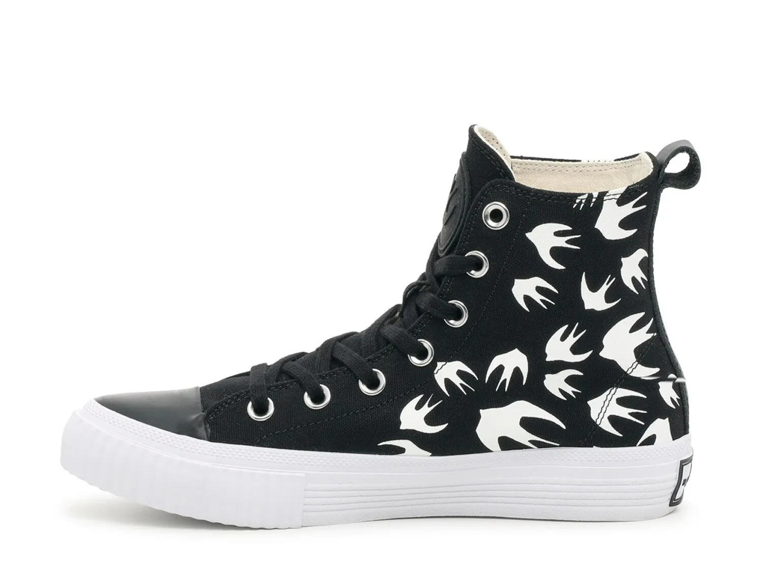 MCQ by Alexander McQueen Swallow high-top sneakers, black