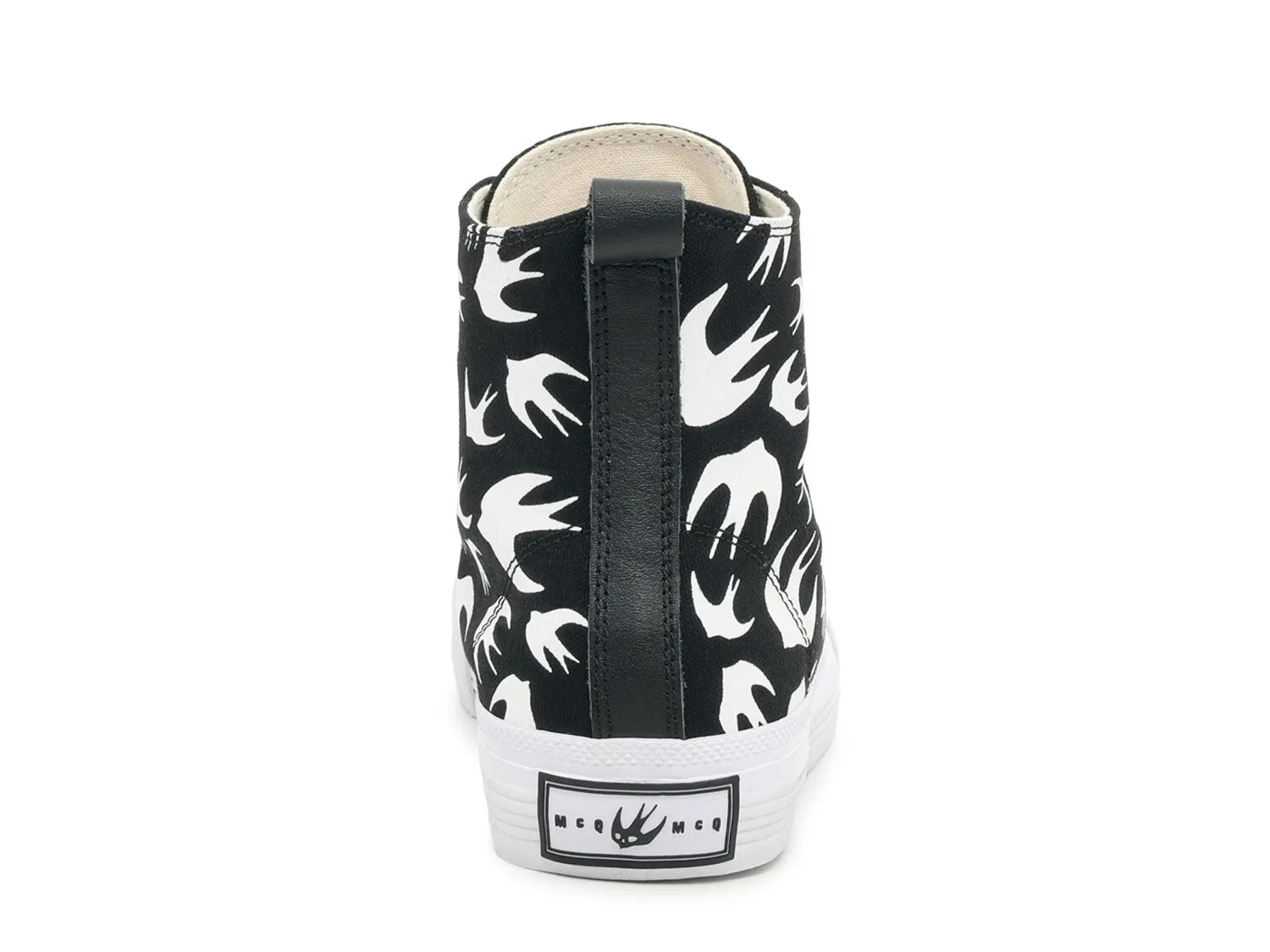 MCQ by Alexander McQueen Swallow high-top sneakers, black
