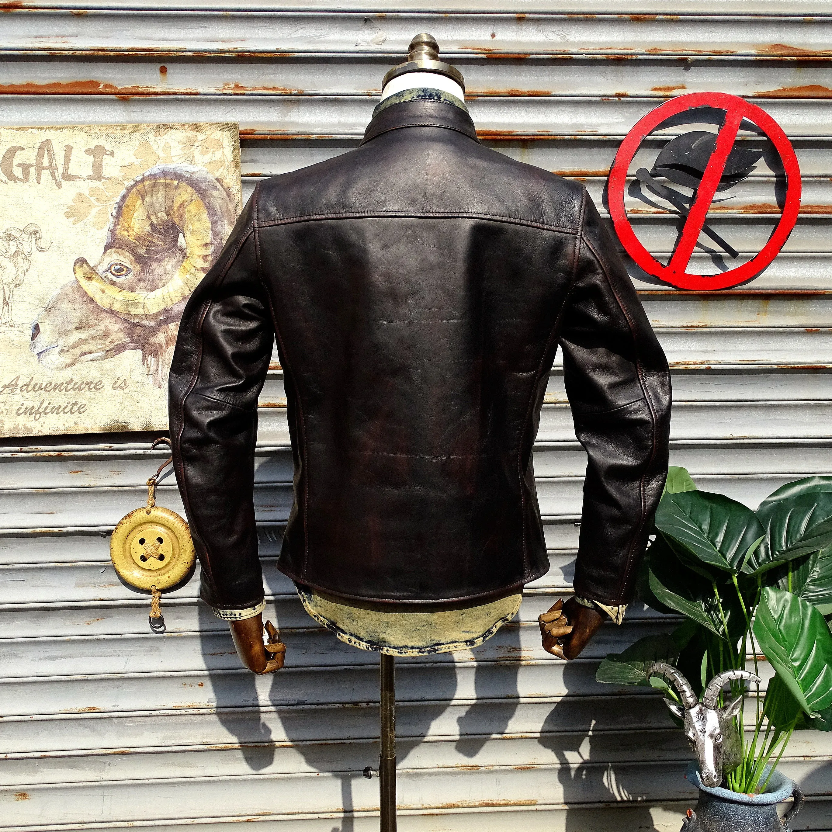Men's J-100 Motorcycle Leather Jacket