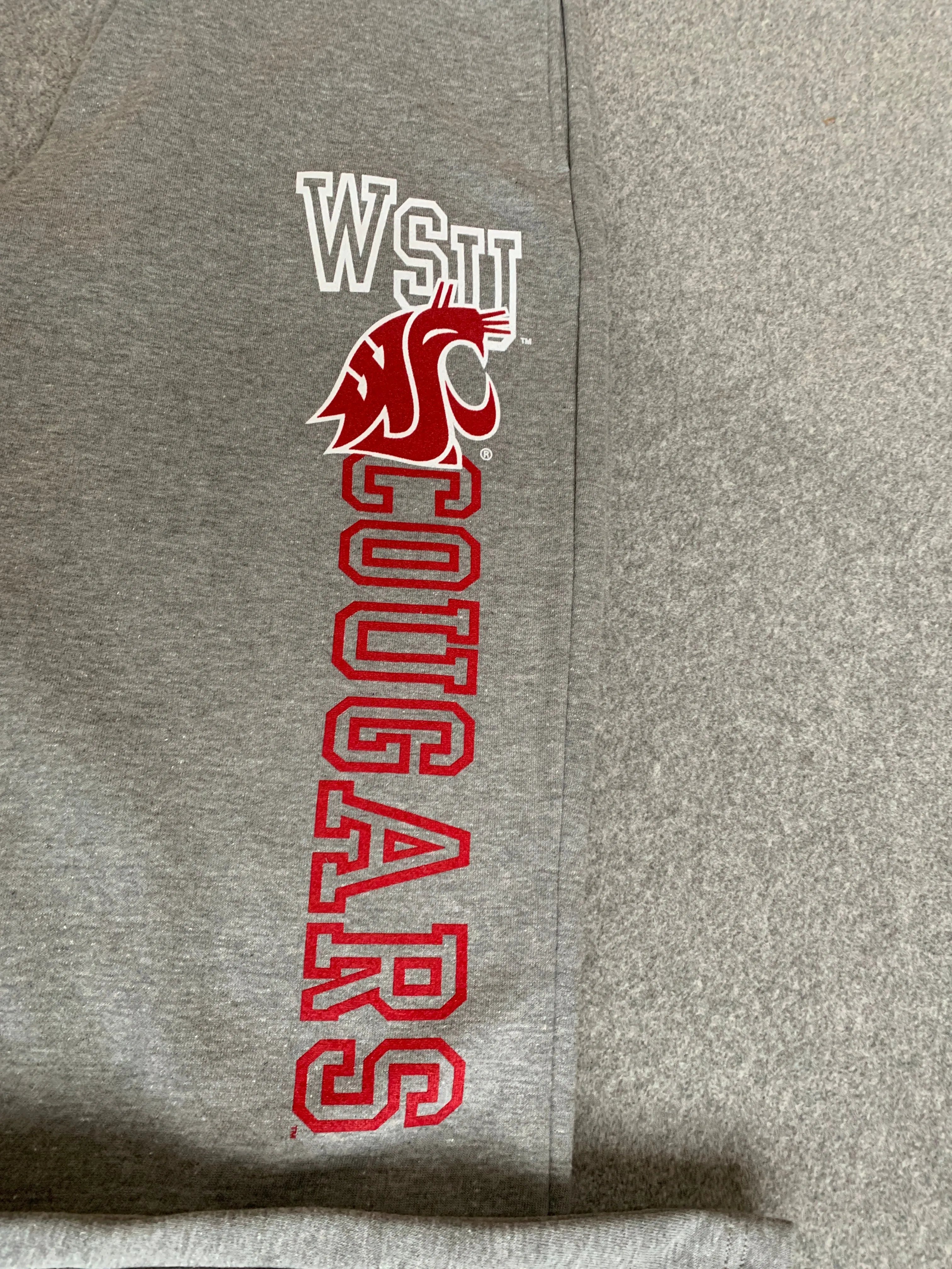 Men's WSU Cougars Gray Jogger Sweats