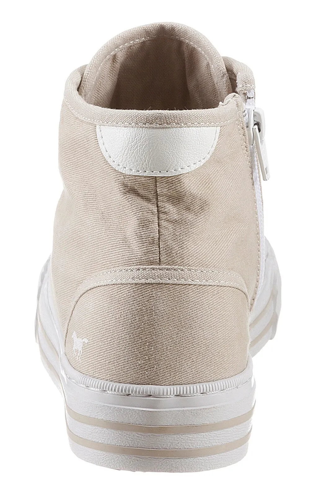 Mustang high top sneakers, beige