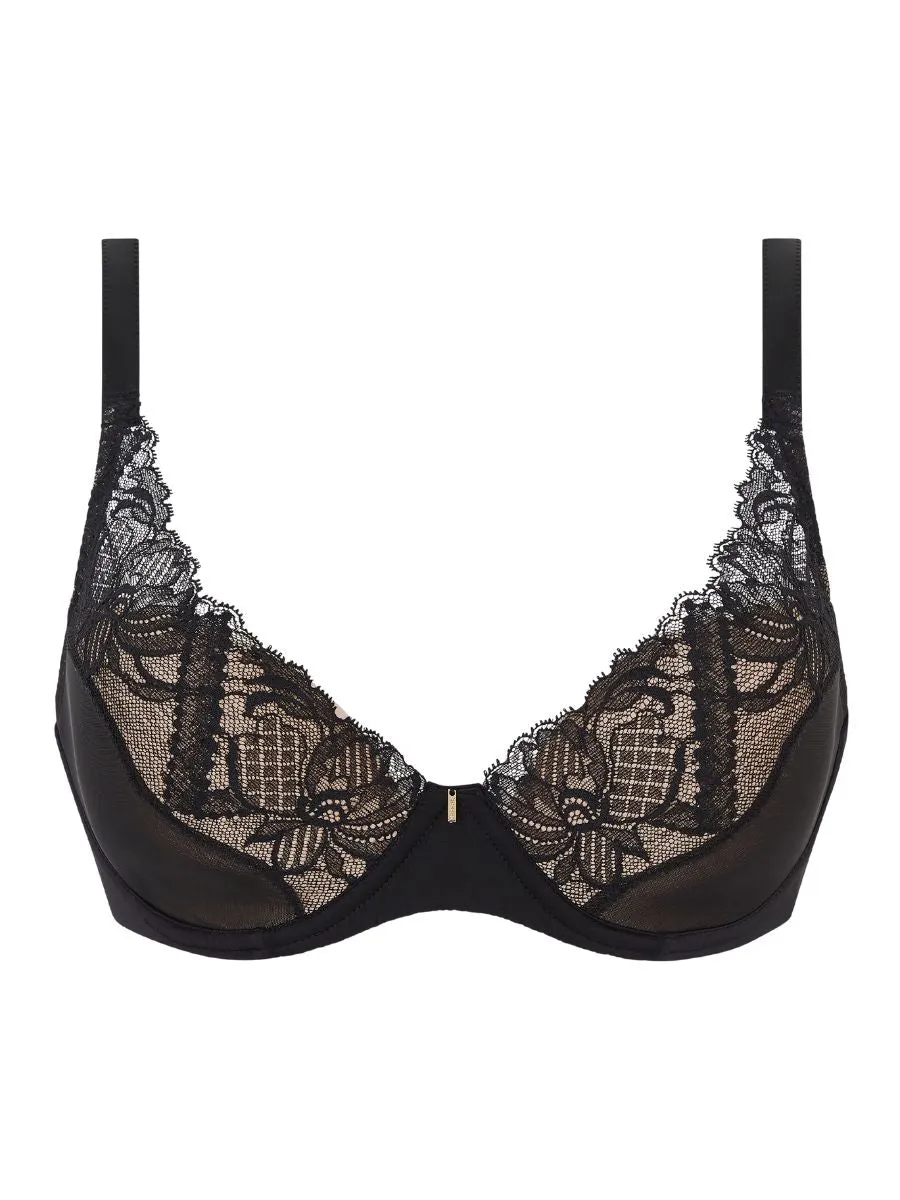 Orangerie Dream Plunge T-Shirt Bra - Black
