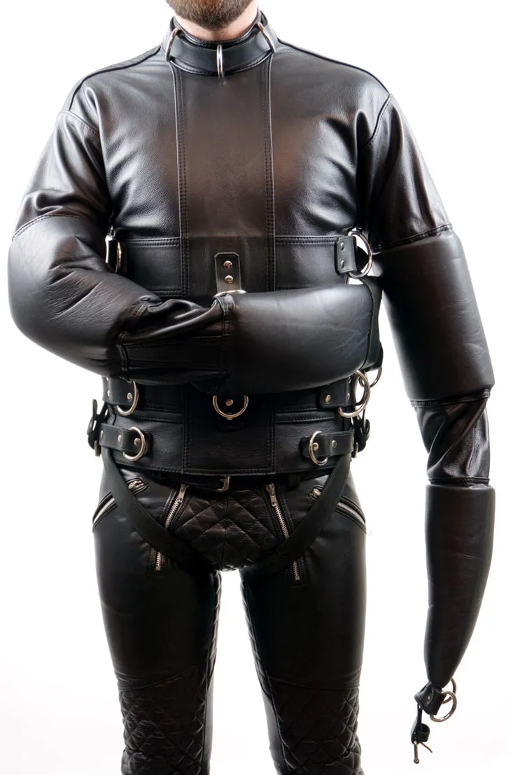Original Cowhide Leather Bondage StraitJacket
