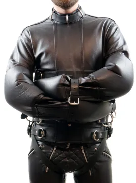 Original Cowhide Leather Bondage StraitJacket