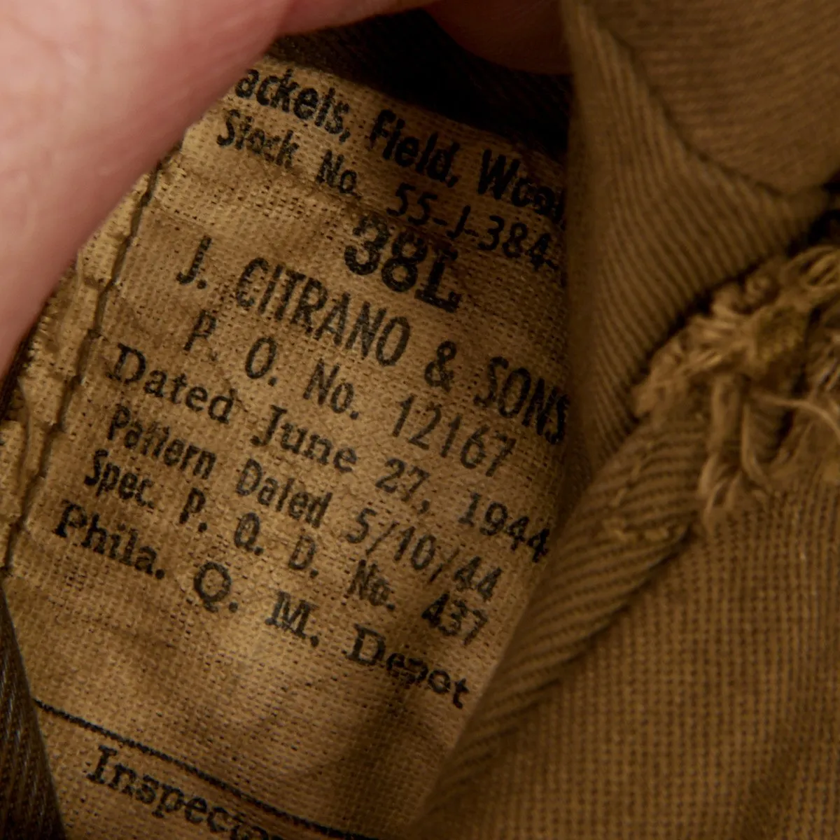 Original U.S. WWII Combat Medic 66th Infantry Division Ike Jacket and Shirt