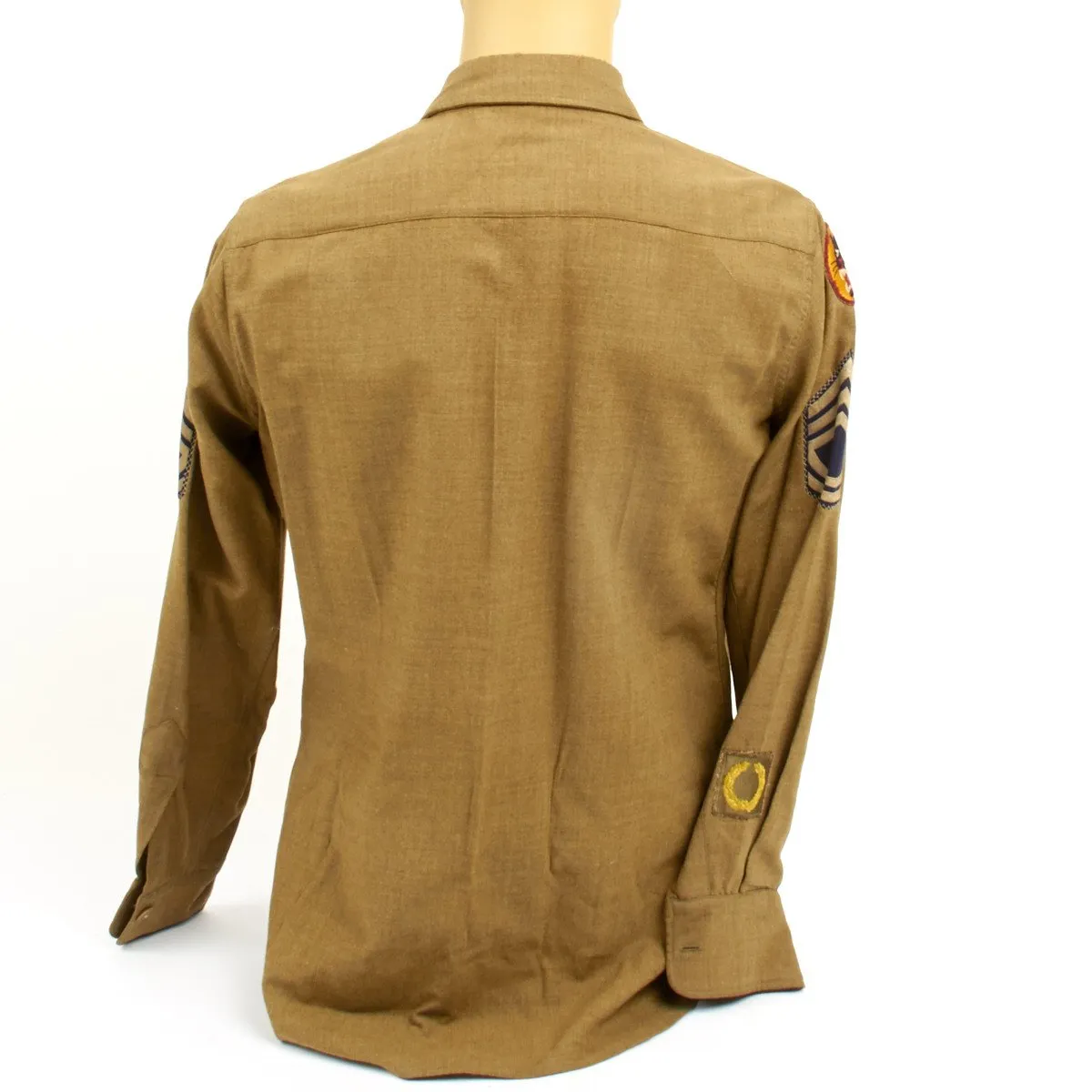 Original U.S. WWII Combat Medic 66th Infantry Division Ike Jacket and Shirt