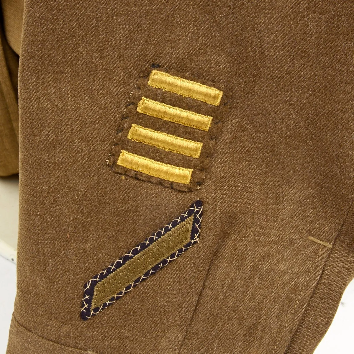 Original U.S. WWII Combat Medic 66th Infantry Division Ike Jacket and Shirt