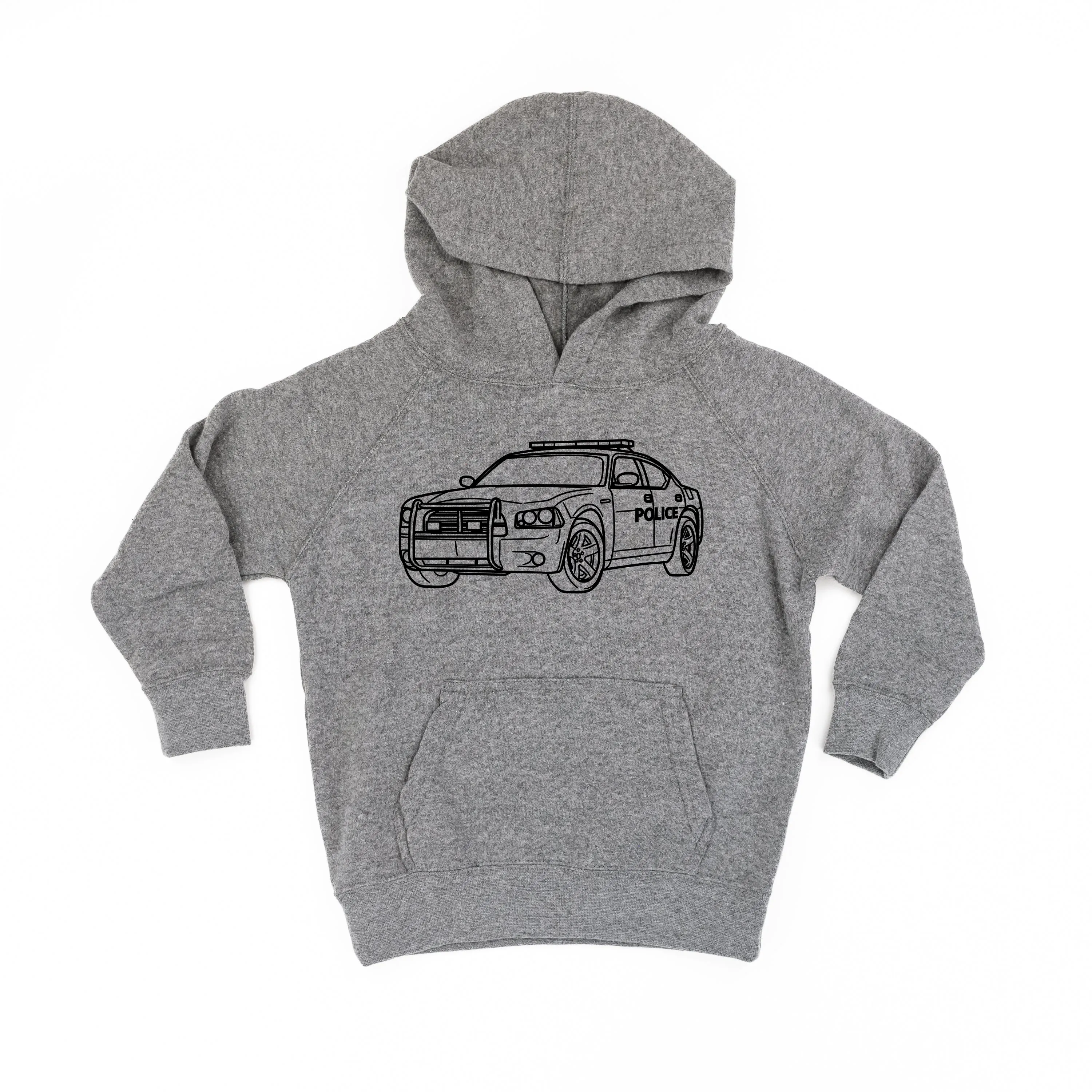 POLICE CAR - Minimalist Design - Child Hoodie