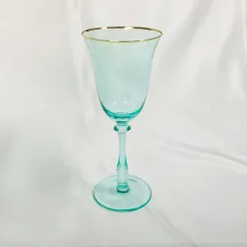 Stella Flared Glass-Tiffany Blue