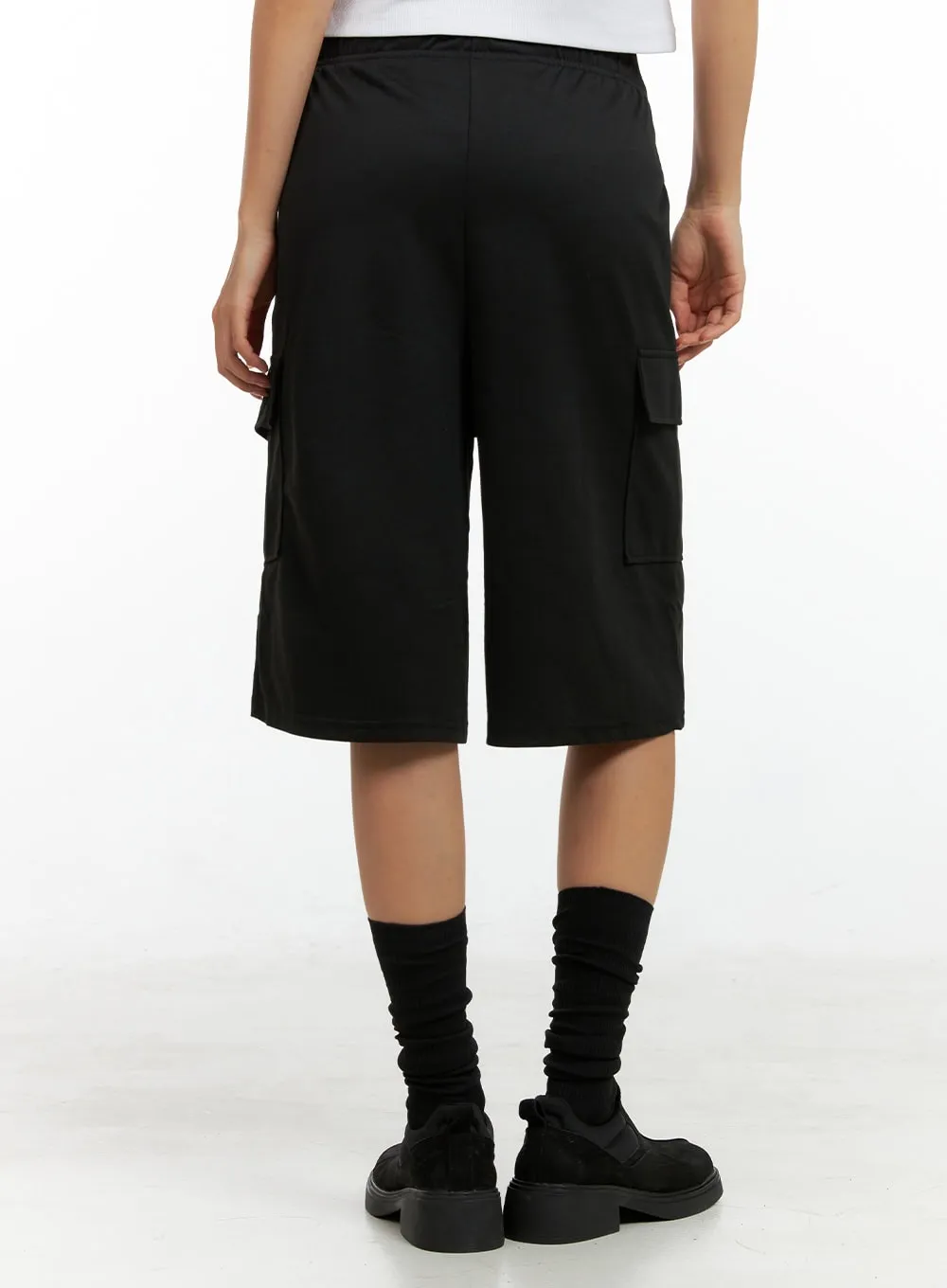 String Cargo Midi Pants IG405