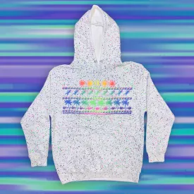 Surf N' Sun Splatter - Glow In The Dark Summer Splatter Hoodie 1988