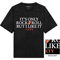 The Rolling Stones Ladies T-Shirt: Sixty It's only R&R but I like it (Foiled)