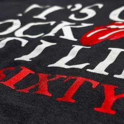 The Rolling Stones Ladies T-Shirt: Sixty It's only R&R but I like it (Foiled)