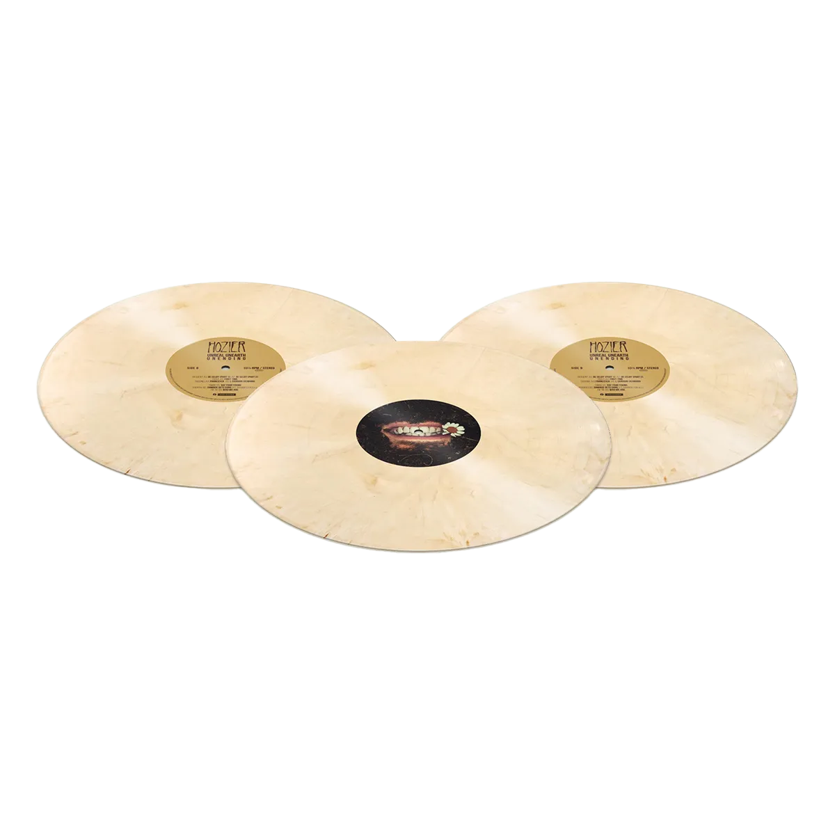 Unreal Unearth Unending Vinyl LP (Deluxe 3xLP, Tooth White)