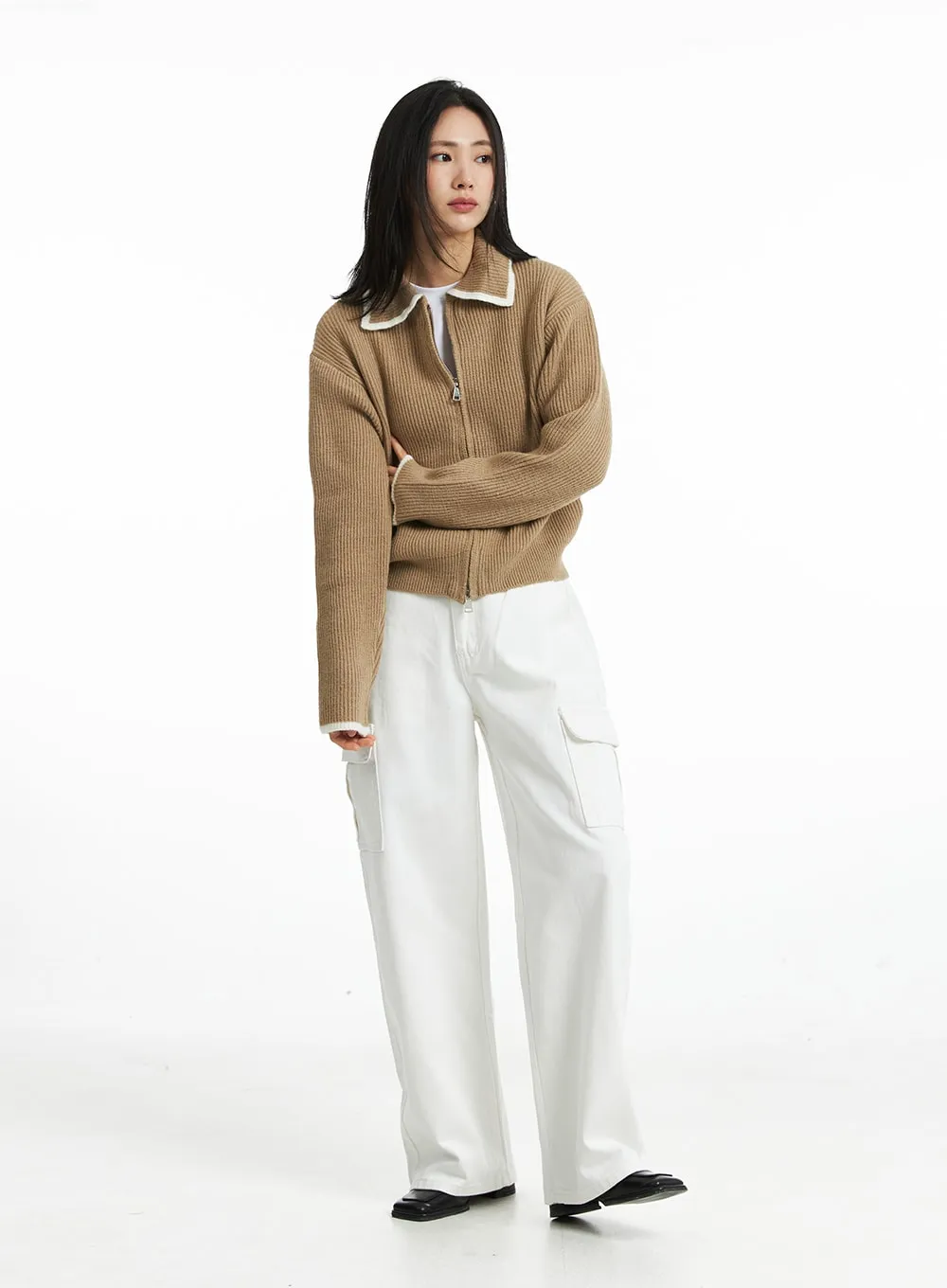 Wide Fit Cargo Pants OO323